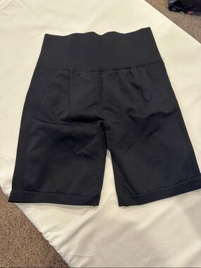 High-Waist Black Women's Bike Shorts